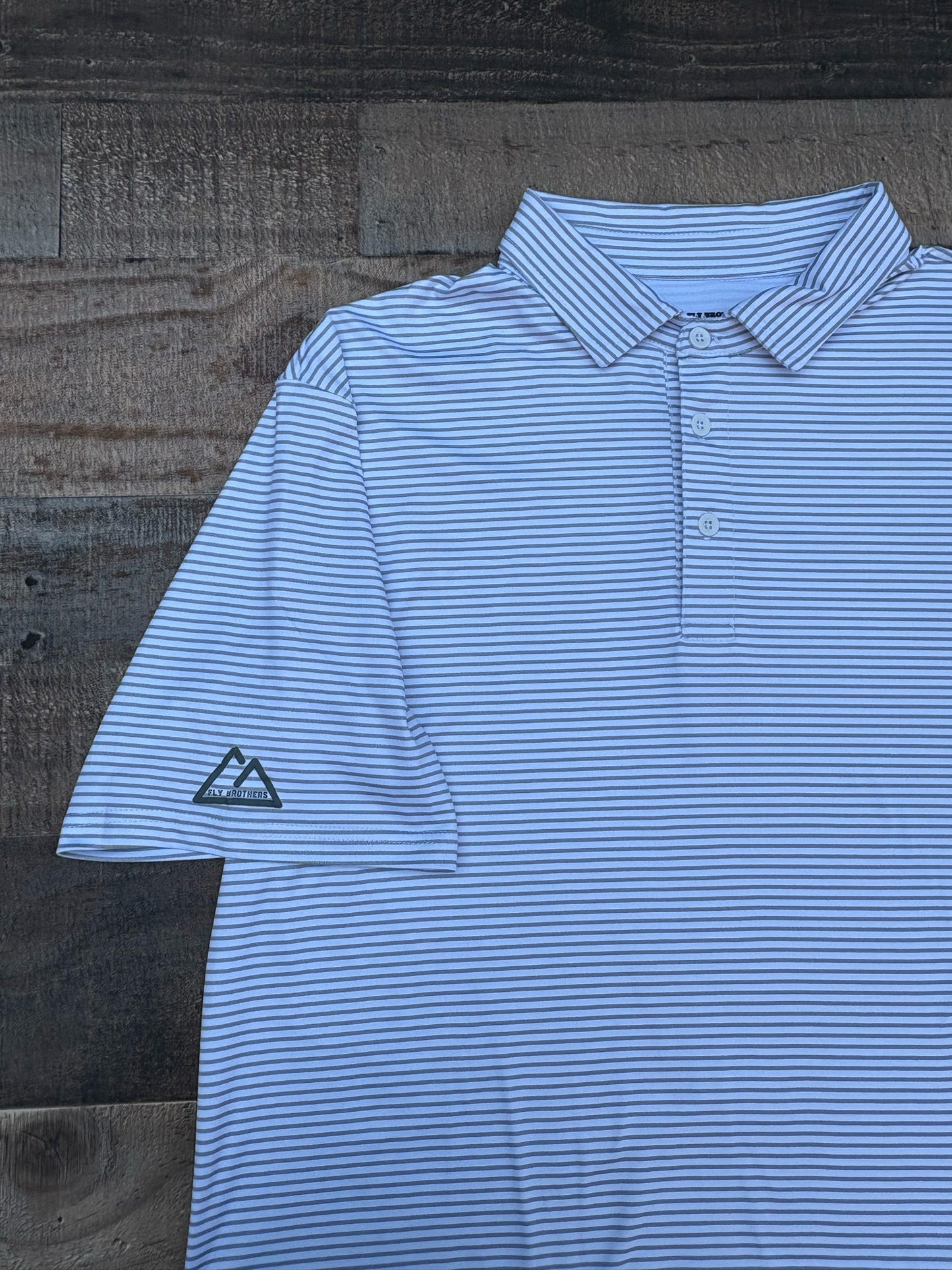 Signature Series Grey/ White Polo