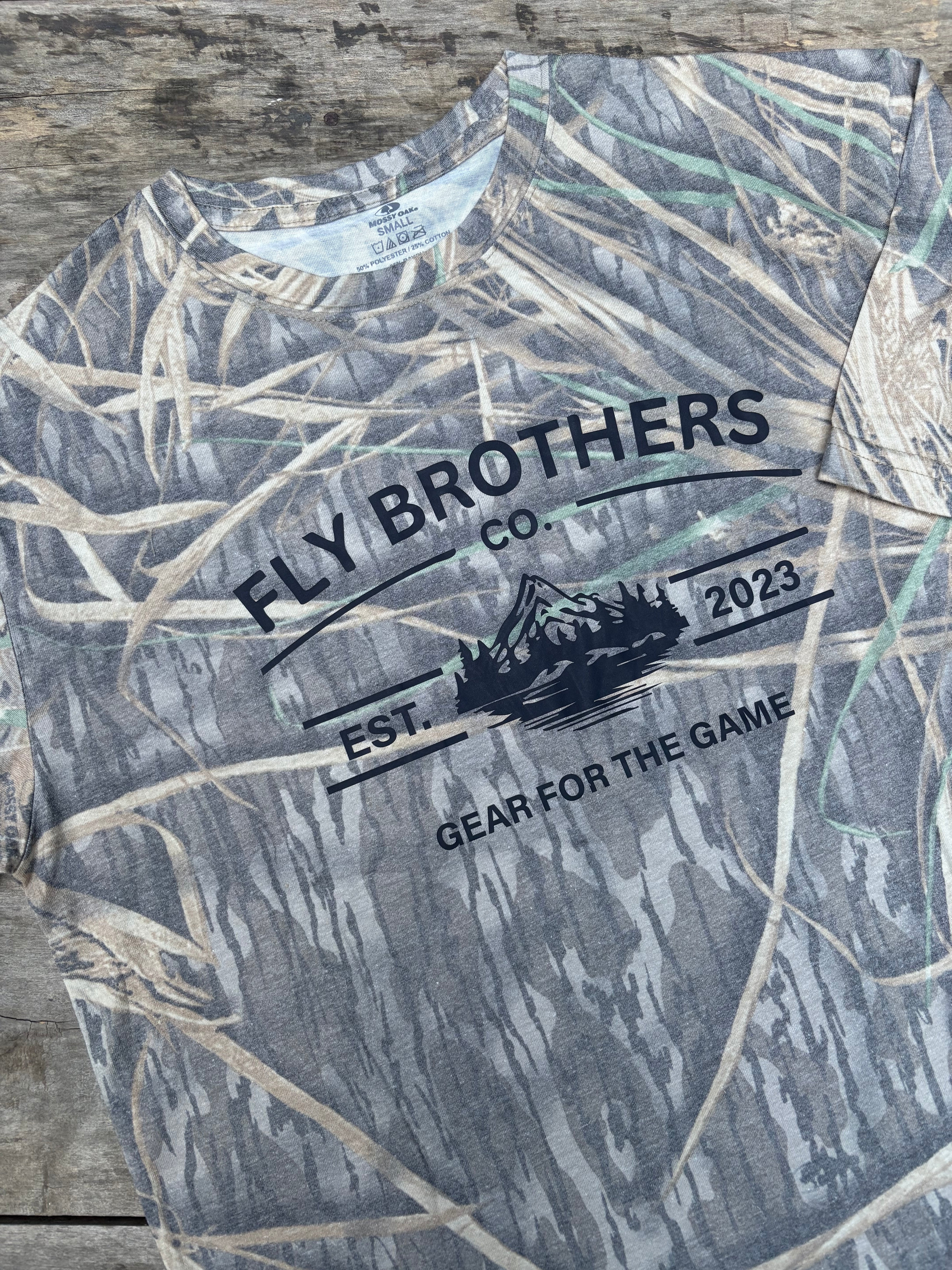 Mossy Oak Shadow Grass Camo Tee – Fly Brothers Company