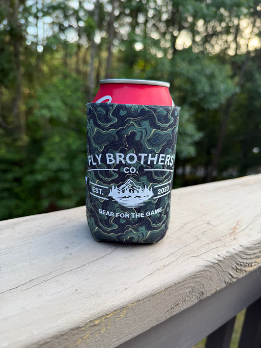 Green Topo Koozie