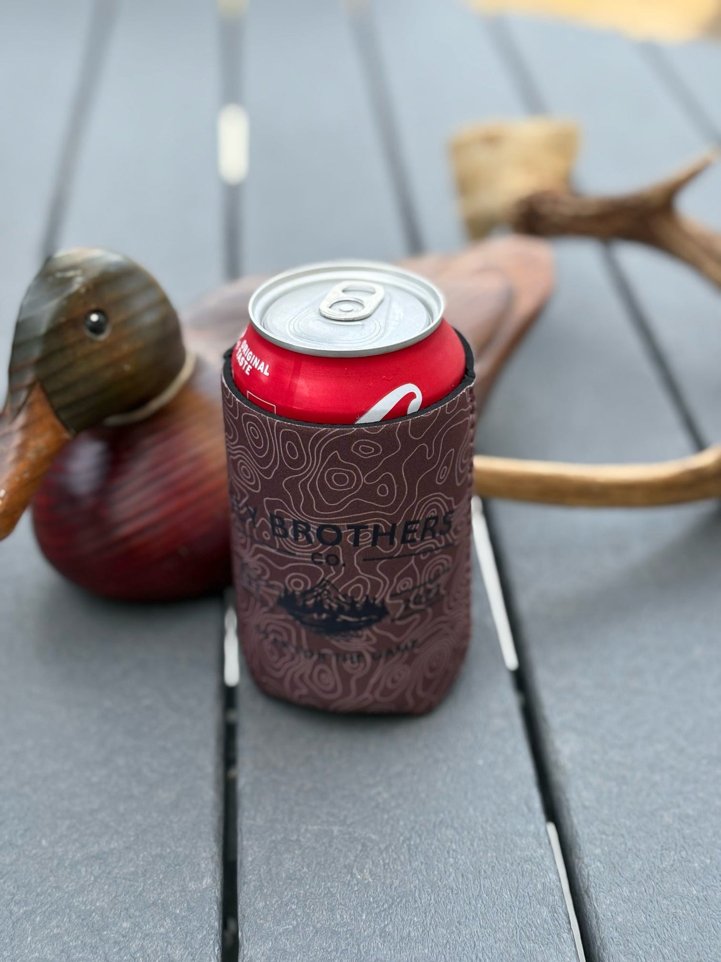 Brown Topo Koozie