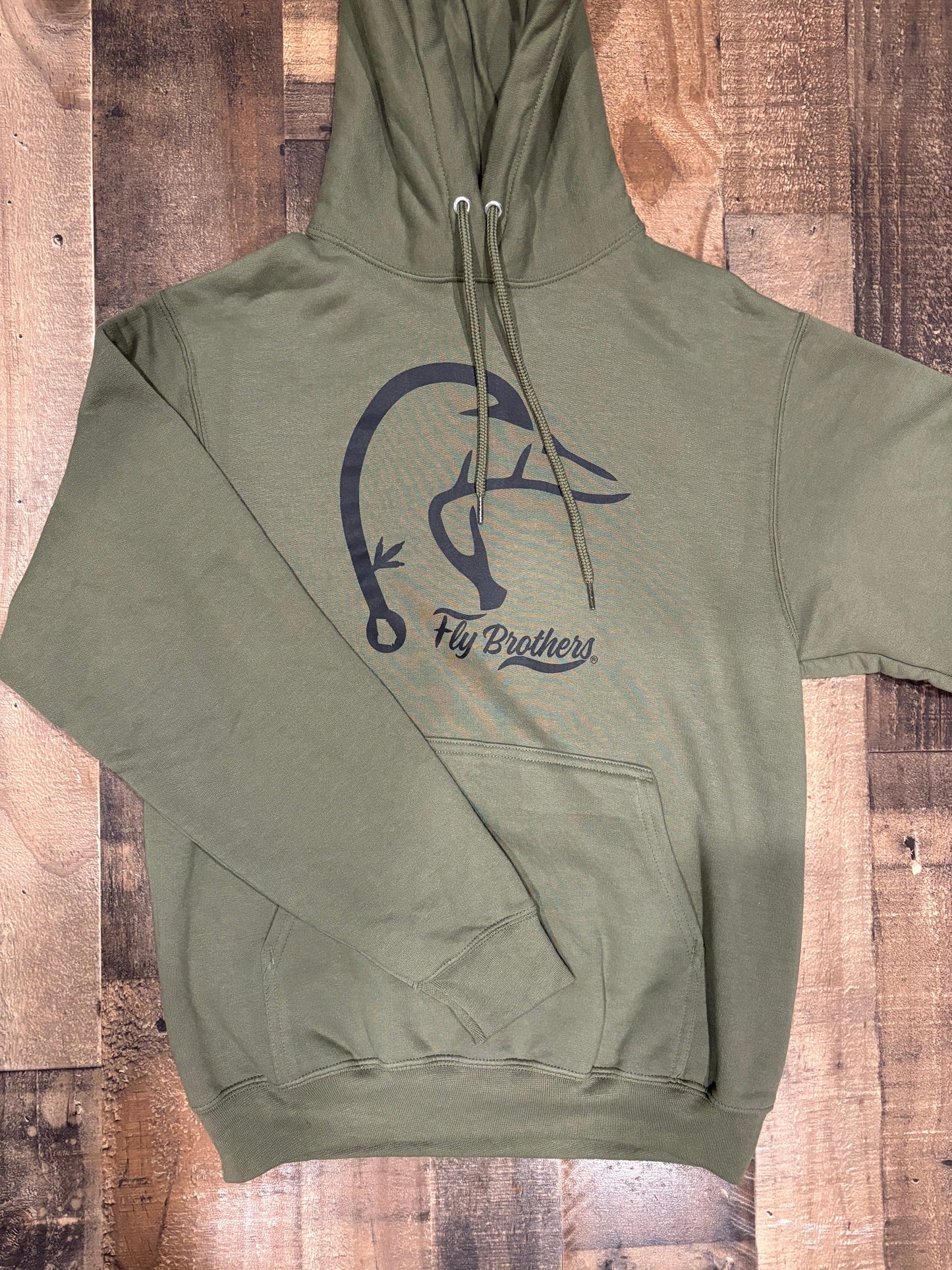 Olive Drab Green Duck Hoodie