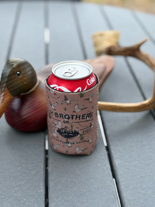 Brown Duck Koozie