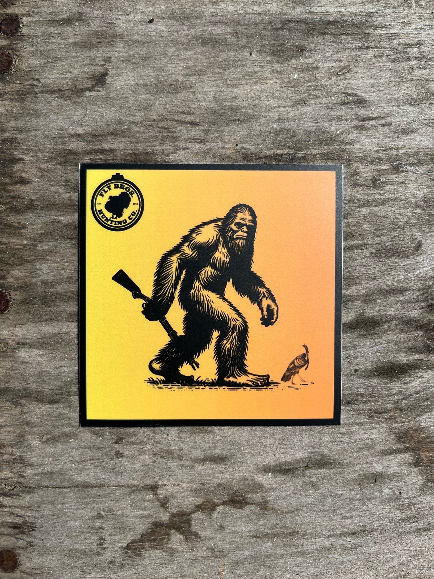 Squatch El Pavo Decal