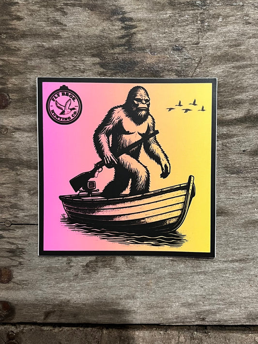 Squatch On The Duck Pond Decal