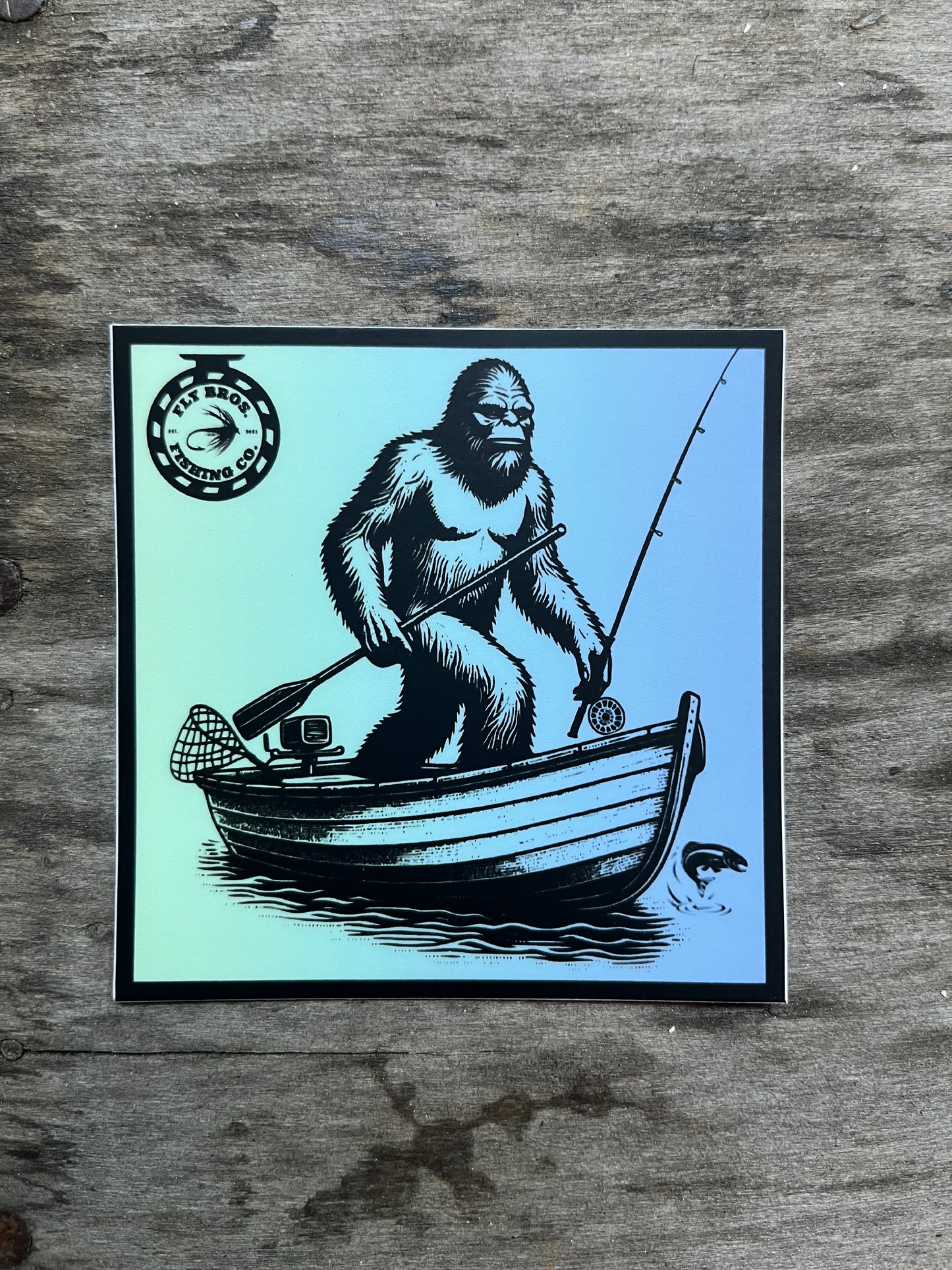 Squatch On The Fly Decal